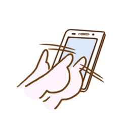 Words to use the cute rabbit for sticker #8880285