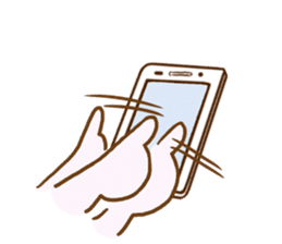 Words to use the cute rabbit for sticker #8880285