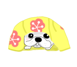 French bulldog Ume 2 English ver. sticker #8880342