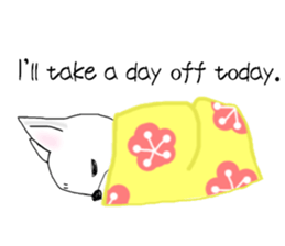 French bulldog Ume 2 English ver. sticker #8880343