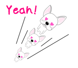 French bulldog Ume 2 English ver. sticker #8880355