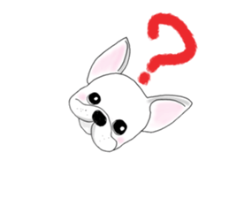 French bulldog Ume 2 English ver. sticker #8880364