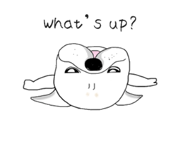 French bulldog Ume 2 English ver. sticker #8880367