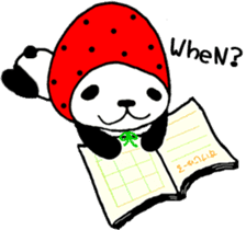STRAWBERRY PANDA "ENJOY WINTER & EVENTS" sticker #8880633