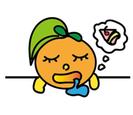 Orange Girl with Pineapple Boy sticker #8880706