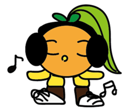 Orange Girl with Pineapple Boy sticker #8880712