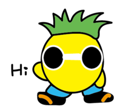 Orange Girl with Pineapple Boy sticker #8880716