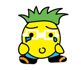 Orange Girl with Pineapple Boy sticker #8880728