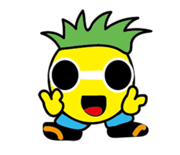 Orange Girl with Pineapple Boy sticker #8880729