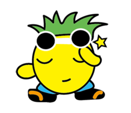 Orange Girl with Pineapple Boy sticker #8880735