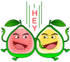 Red Guava & White Guava sticker #8881096