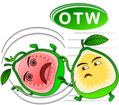 Red Guava & White Guava sticker #8881098