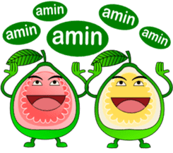 Red Guava & White Guava sticker #8881100