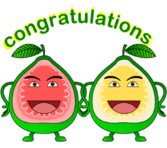 Red Guava & White Guava sticker #8881103