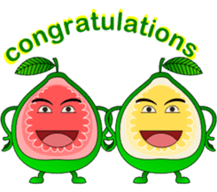 Red Guava & White Guava sticker #8881103