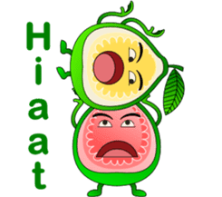 Red Guava & White Guava sticker #8881107