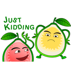 Red Guava & White Guava sticker #8881108