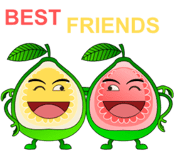 Red Guava & White Guava sticker #8881109