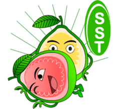 Red Guava & White Guava sticker #8881111