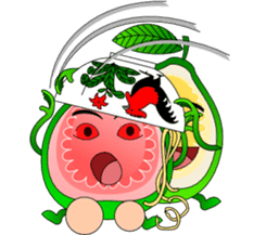 Red Guava & White Guava sticker #8881113