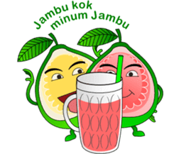 Red Guava & White Guava sticker #8881115