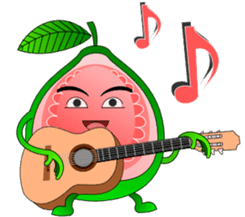 Red Guava & White Guava sticker #8881117