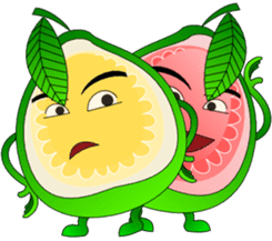 Red Guava & White Guava sticker #8881118