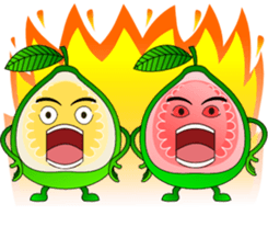 Red Guava & White Guava sticker #8881124