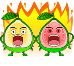 Red Guava & White Guava sticker #8881124
