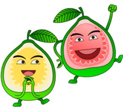 Red Guava & White Guava sticker #8881127