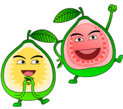 Red Guava & White Guava sticker #8881127