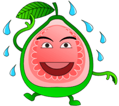Red Guava & White Guava sticker #8881128