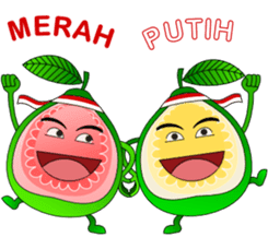 Red Guava & White Guava sticker #8881130