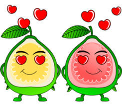 Red Guava & White Guava sticker #8881132