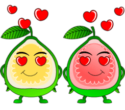 Red Guava & White Guava sticker #8881132
