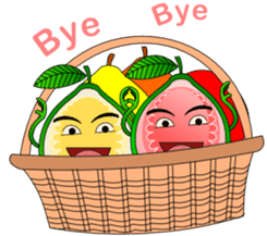 Red Guava & White Guava sticker #8881135