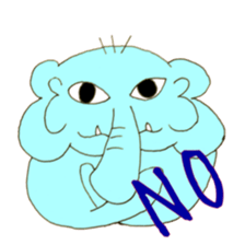 Always cute rial elephant sticker #8881993