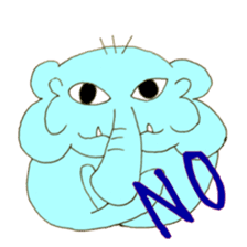 Always cute rial elephant sticker #8881993