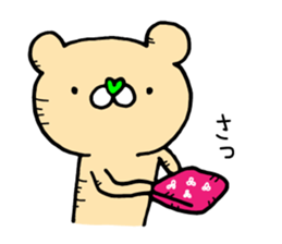 Fun! bear and rabbit 4 sticker #8882518