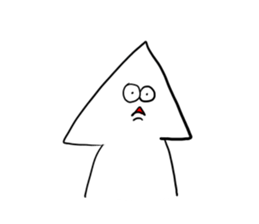 White triangle 2 sticker #8882891