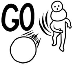 GO GO Snowman sticker #8883141