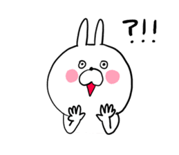 The smile of rabbit sticker #8883229