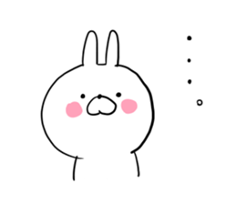 The smile of rabbit sticker #8883230