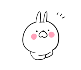 The smile of rabbit sticker #8883244