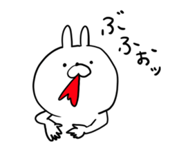 The smile of rabbit sticker #8883245