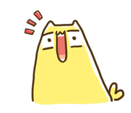 Stupid Cat-PiPi sticker #8883623