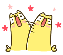 Stupid Cat-PiPi sticker #8883643