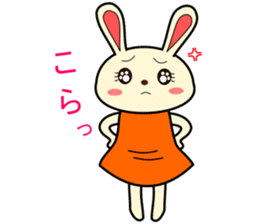 a rabbit called "MIMIPON" ver.4 sticker #8883685
