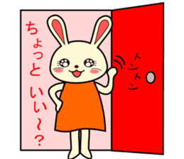 a rabbit called "MIMIPON" ver.4 sticker #8883690