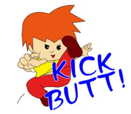 Kungfu Kid ~ WuHsia ,Idioms 1 sticker #8883746